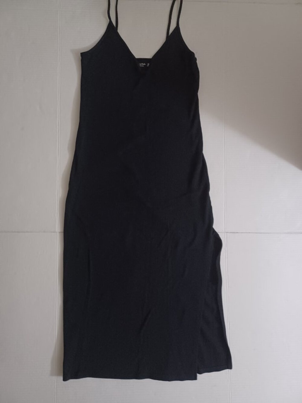 ABERCROMBIE & FITCH SOFT A&F COLLECTION SPAGHETTI STRAP MIDI DRESS MEDIUM TALL - Picture 7 of 14